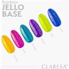 Claresa CLARESA Rainbow Jello Base Baza hybrydowa - Pink 5 g