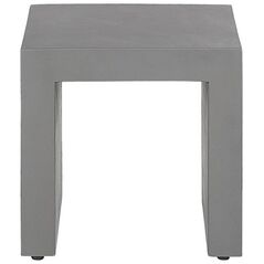 Σετ κήπου Beliani με τραπέζι από σκυρόδεμα σε σχήμα U και 6 σκαμπό γκρι TARANTO Lumarko!