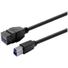 Vivolink Keystone Μαύρο USB3,0 A-Female σε USB3,0 B-Male
