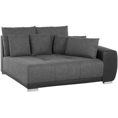 Καναπές 4 θέσεων σκούρο γκρι TORPO