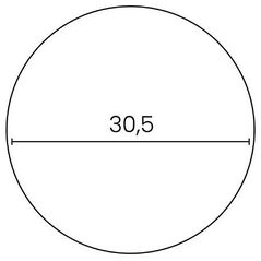 Ρολόι Unilux Pop 28.5cm μαύρο