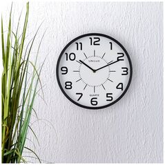 Ρολόι Unilux Pop 28.5cm μαύρο