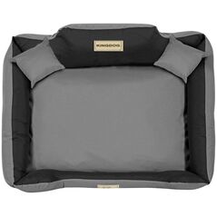 AIO FACTORY Αποσπώμενο αντιολισθητικό κρεβάτι MM44 115x95cm γκρι KingDog