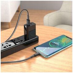 Καλώδιο USB Partner Tele.com USB-A - USB-C Μαύρο (HOCOACC21)