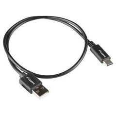 Καλώδιο USB Lanberg USB-A - USB-C 1 m Μαύρο (CA-USBO-15CU-0010-BK)