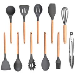 ATL DA64B Σετ κουζινικών σκευών 12 τεμ σκούρο-γκρι