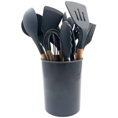 ATL DA64B Σετ κουζινικών σκευών 12 τεμ σκούρο-γκρι