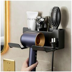 ATL DA202 Επιτοίχια βάση για πιστολάκι μαλλιών μαύρο