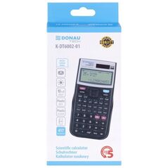 Επιστημονική αριθμομηχανή Donau DONAU TECH, φυσική απεικόνιση, 417 λειτουργίες, 164x84x19 mm, μαύρο