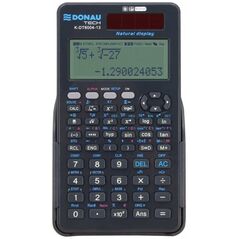 Επιστημονική αριθμομηχανή Donau DONAU TECH, φυσική απεικόνιση, 417 λειτουργίες, 150x85x19 mm, γραφίτης