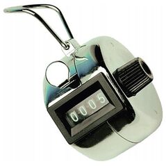 Μηχανικός μετρητής Q-Connect, klliker, χειροκίνητος, chrome, ασημί