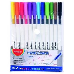 Στυλό Keyroad Cienkopis KEYROAD, 0,4mm, 12 τεμ., κρεμαστό