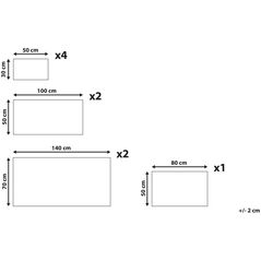 Komplet 9 ręczników ATAI Bawełna Zielony