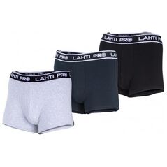Ανδρικά μποξεράκια Lahti Pro μαύρα, γκρι, μπλε ναυτικό, 3 ζεύγη, "2xl", lahti