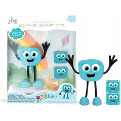 Duronic Glo Pals, Μπάνιο χαρακτήρα Blair - σετ με δύο αισθητηριακούς κύβους που φωτίζουν στο νερό