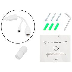 Κάμερα IP BLOW 77-856# Κάμερα IP BLOW 8MP BL-I8HL28BWM/POE λευκή σωληνωτή μικρόφωνο Hybridlight