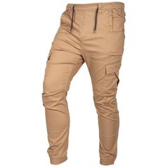 Εργατικά παντελόνια OUTDOOR, τύπου jogger, μπεζ, μέγεθος XXL