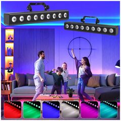 LIGHT4ME DECO BAR 8 RGBW φωτιστική ράβδος wall washer 9x4W LED ασύρματο τηλεχειριστήριο