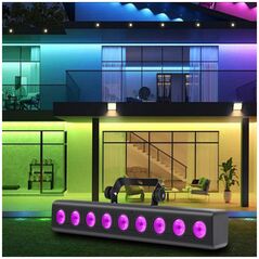 LIGHT4ME DECO BAR 8 RGBW φωτιστική ράβδος wall washer 9x4W LED ασύρματο τηλεχειριστήριο