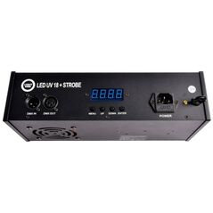 LIGHT4ME LED UV 18x3W προβολέας + στροβοσκόπιο DMX