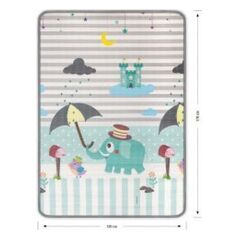 Αφρώδες χαλάκι Milly Mally Rolled Kinder Digits and Elephant 13404393 5901761128093