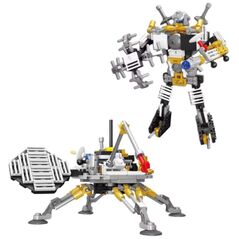 Klocki Konstrukcyjne Lądownik Marsjański Robot Kosmiczny 2w1 146 el.