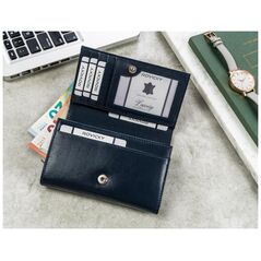 4U Cavaldi Μεγάλο γυναικείο πορτοφόλι από φυσικό δέρμα αγελάδας Cavaldi NoSize 10017760 5903051110894