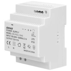 Orno Τροφοδοτικό για ράγα DIN 12VDC 7A 84W OR-PSU-1645