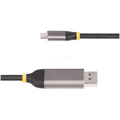 Προσαρμογέας AV StarTech StarTech 142-USBC-DP-8K-10F καλώδιο προσαρμογέα 3 m USB Type-C DisplayPort Μαύρο, Γκρι