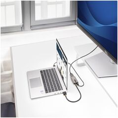 Προσαρμογέας AV StarTech StarTech 148B-HDMI-DP-8K προσαρμογέας καλωδίου 0,3 m HDMI Τύπου A (Standard) DisplayPort Μαύρο, Ασημί