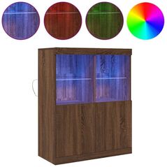 vidaXL vidaXL Ντουλάπι, καφέ δρυς, 81x37x100 εκ., ξυλώδες υλικό