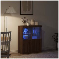 vidaXL vidaXL Ντουλάπι, καφέ δρυς, 81x37x100 εκ., ξυλώδες υλικό