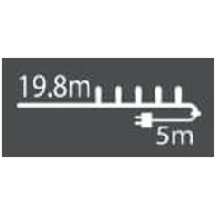 Λαμπάκια χριστουγεννιάτικα Koopman Λαμπάκια χριστουγεννιάτικα αλυσίδα φωτισμού 198 led rgbw με τηλεχειριστήριο