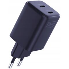 3mk Hyper Charger PD 45W GaN QC4+ PPS 2C Super-Fast Charge 2.0 Black