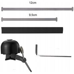 Ρετρό κουδούνι ποδηλάτου RockBros - μαύρο