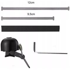 Ρετρό κουδούνι ποδηλάτου RockBros - μαύρο