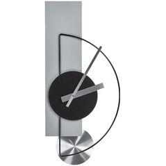 Ρολόι τοίχου CEVINS 31 εκ. Μεταλλικό Ανοιχτό Γκρι Lumarko!