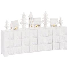 Διακοσμητική φιγούρα LED ημερολόγιο Advent λευκό MUONIO Lumarko!