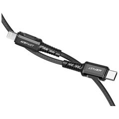 Καλώδιο USB Acefast USB-C - Lightning 1.2 m Μαύρο (6974316280484)
