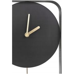 Ρολόι τοίχου SERVOZ 21 cm Μέταλλο Μαύρο Lumarko!