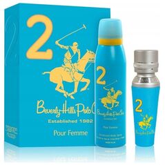 Σετ Δώρου Beverly Hills Polo Club: 1982 - Sport 2, Eau De Parfum, Για Γυναίκες, 50 ml + 1982 - Sport 2, Αντιιδρωτικό, Σπρέι Αποσμητικό, Για Γυναίκες, 150 ml Για Γυναίκες