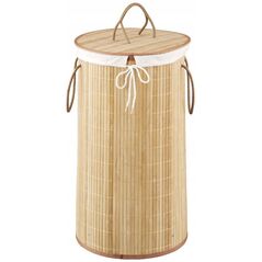 Zeller Καλάθι ρούχων από μπαμπού, ανοιχτό καφέ, 55 λίτρα, χρώμα ανοιχτό καφέ, ZELLER