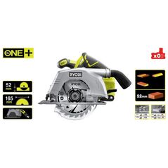 Πριόνι δίσκου RYOBI R18CS-0 18 V 165 mm