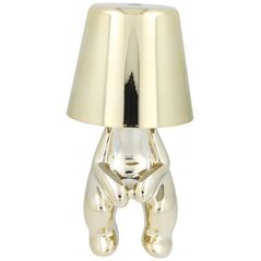 OEM Λάμπα νυκτός GOLD MAN Art Deco καθιστός (σχέδιο 2) MLTL