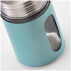 Γυάλινο δοχείο μπαχαρικών Zeller, Ø 5 x 8,5 cm, μπλε χρώμα, ZELLER