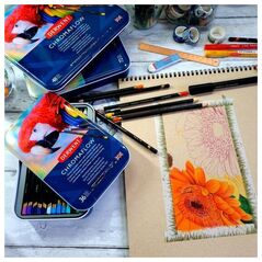 Derwent Κραγιόνια Derwent Chromaflow 48 μεταλλικό κουτί