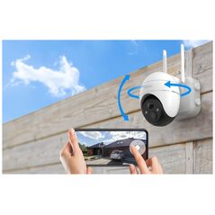 ieGeek Ασύρματη εξωτερική κάμερα WiFi 3MP ZS-GX1S Λευκή