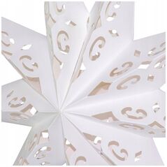 ΧΑΡΤΙΝΟ ΔΙΑΚΟΣΜΗΤΙΚΟ ΑΣΤΕΡΙ 45CM 9 ΑΚΤΙΝΩΝ ΛΕΥΚΟ