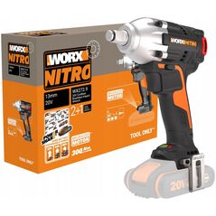 Παλμικό κλειδί Worx Χωρίς ψήκτρες Παλμικό κλειδί WORX WX272.9 20V 300Nm