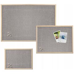 Πίνακας πληροφοριών Zeller, 60 x 80 cm, λινός, ZELLER